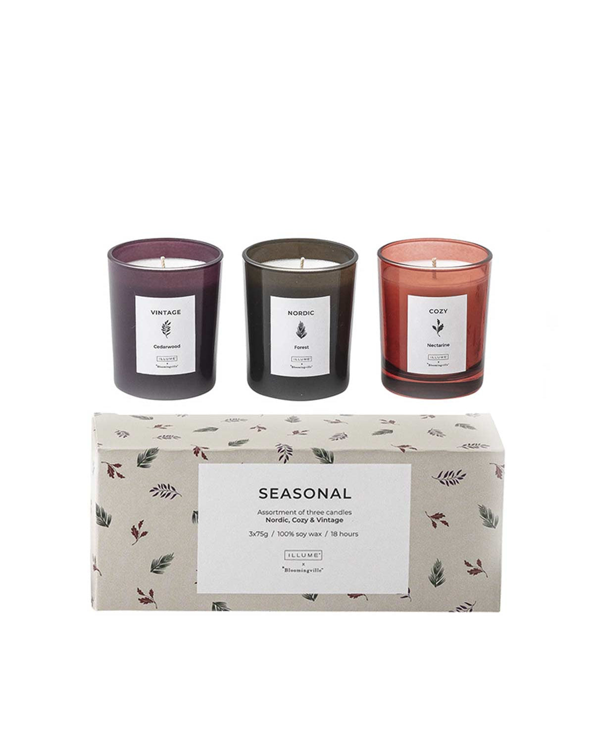 The Candle Factory BO5134 - Set di 6 candele profumate Home Deco Art