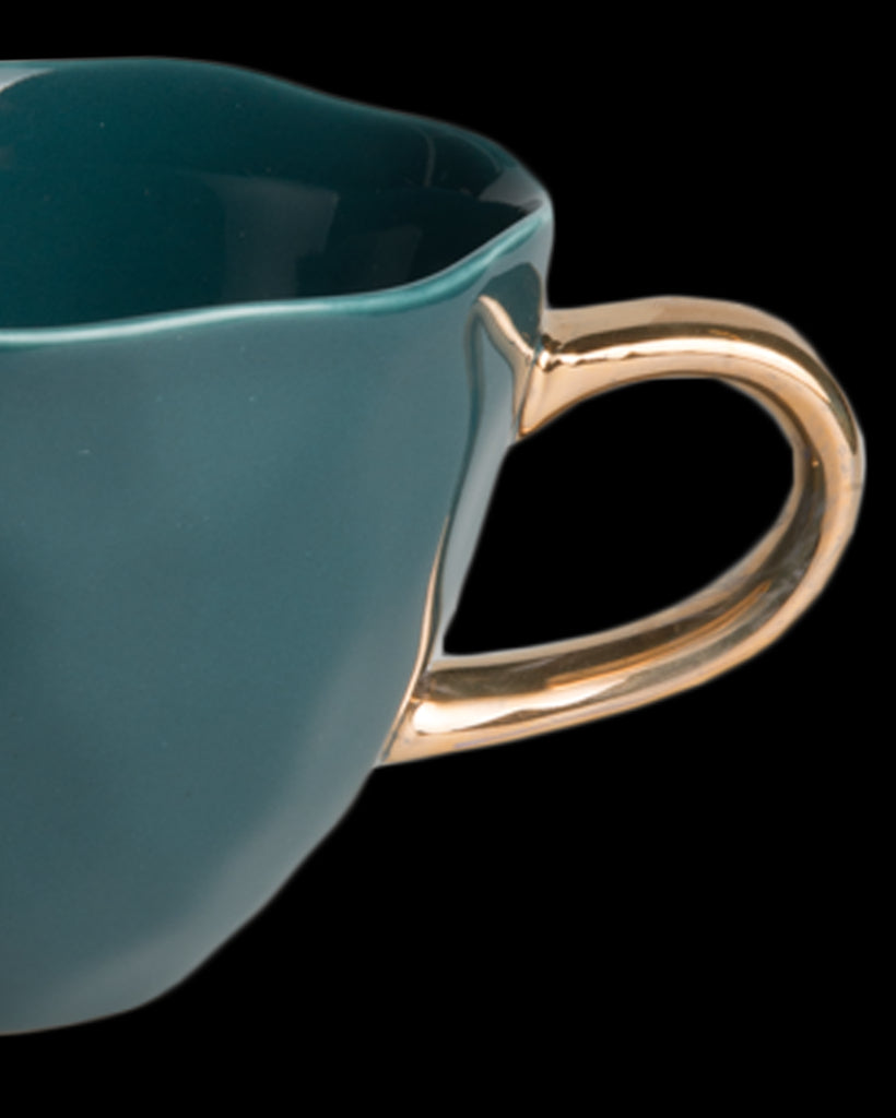 Good morning - Set 4 tazze da Tè blu verde