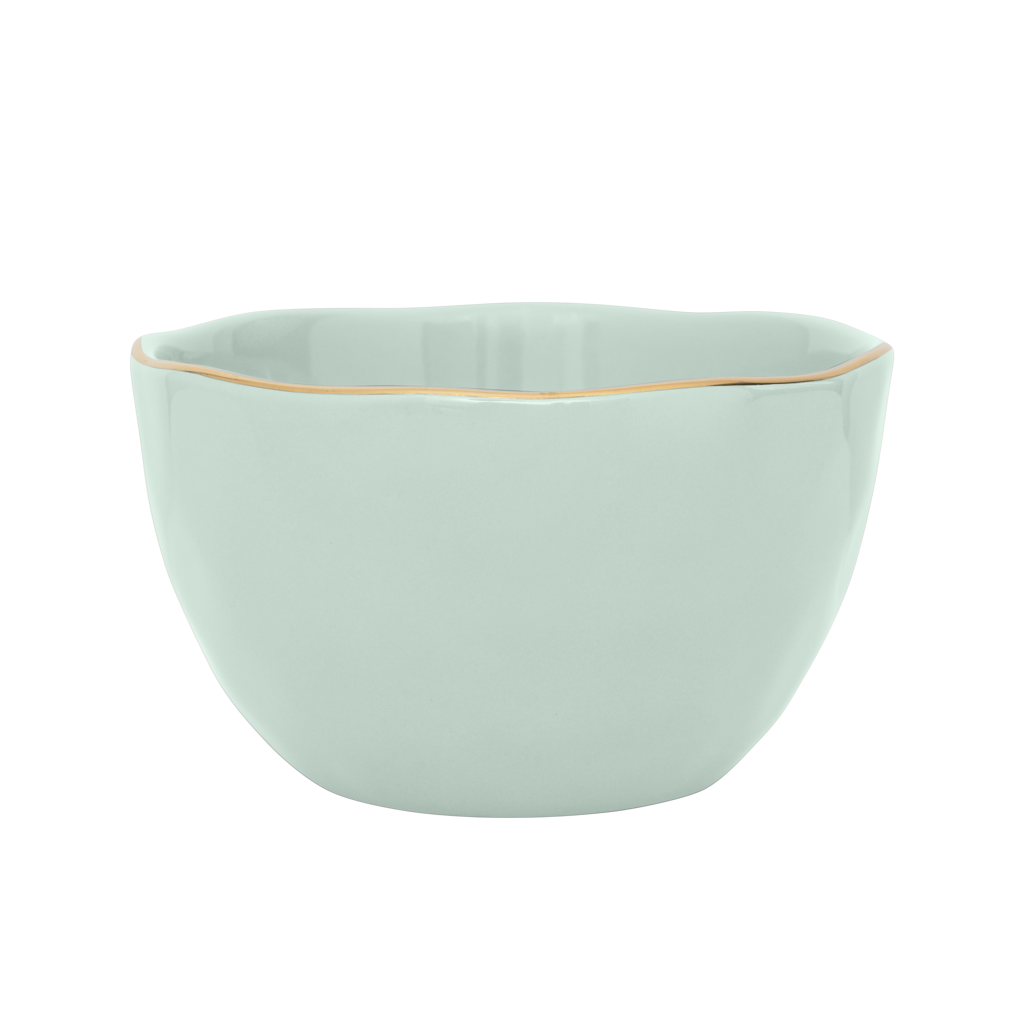 Good Morning - Set 4 ciotole verde acqua, Ø14 cm