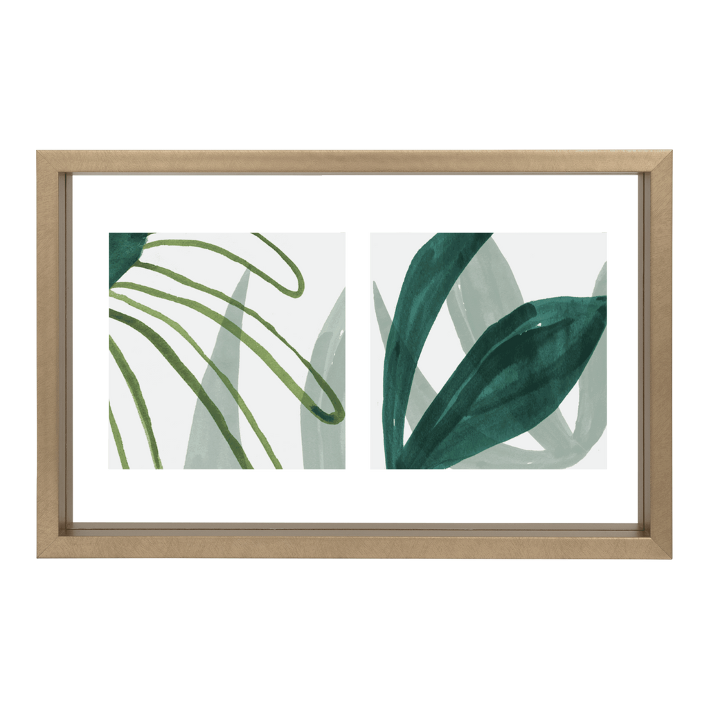 Goldie - Cornice floating per foto, oro