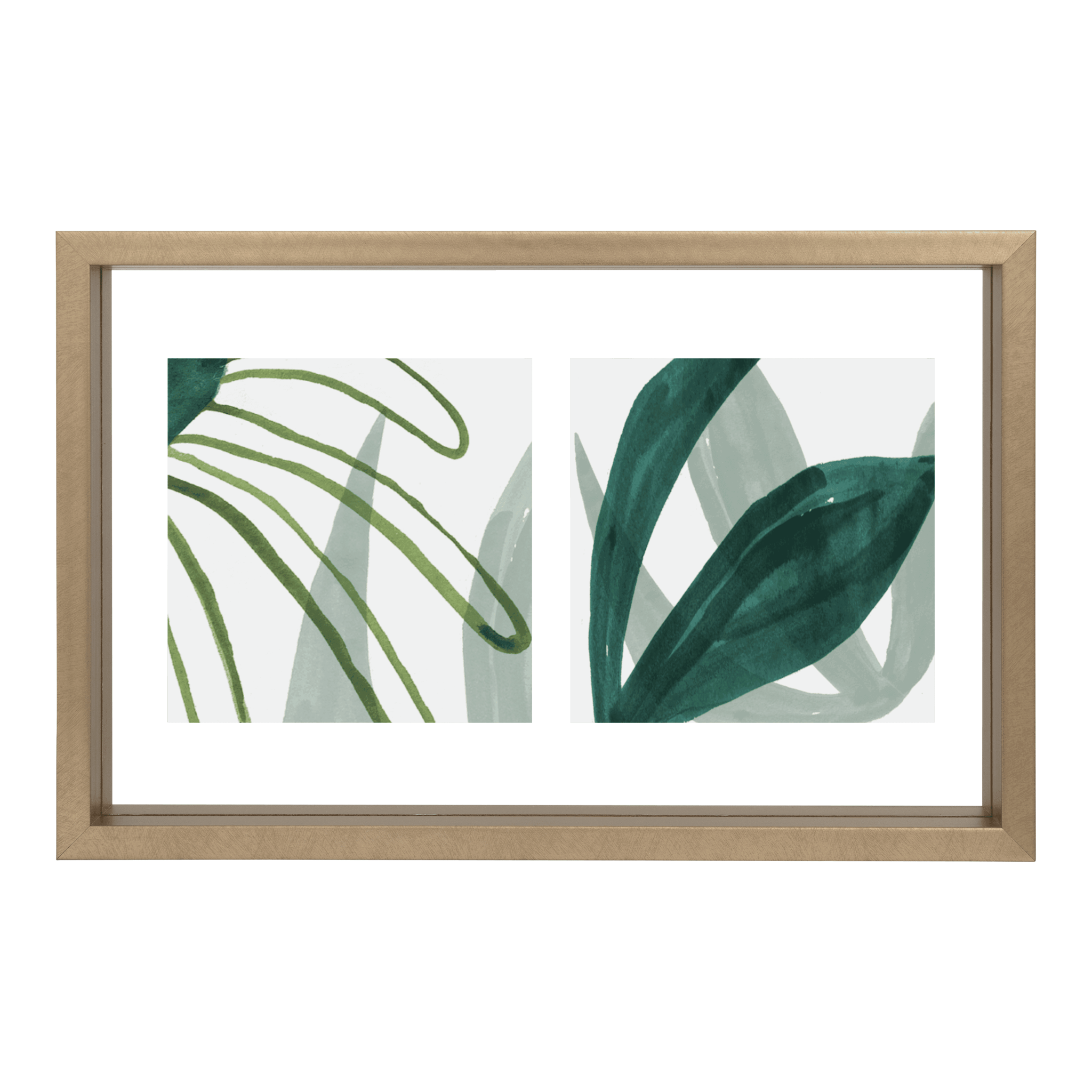 Goldie - Cornice floating per foto, oro