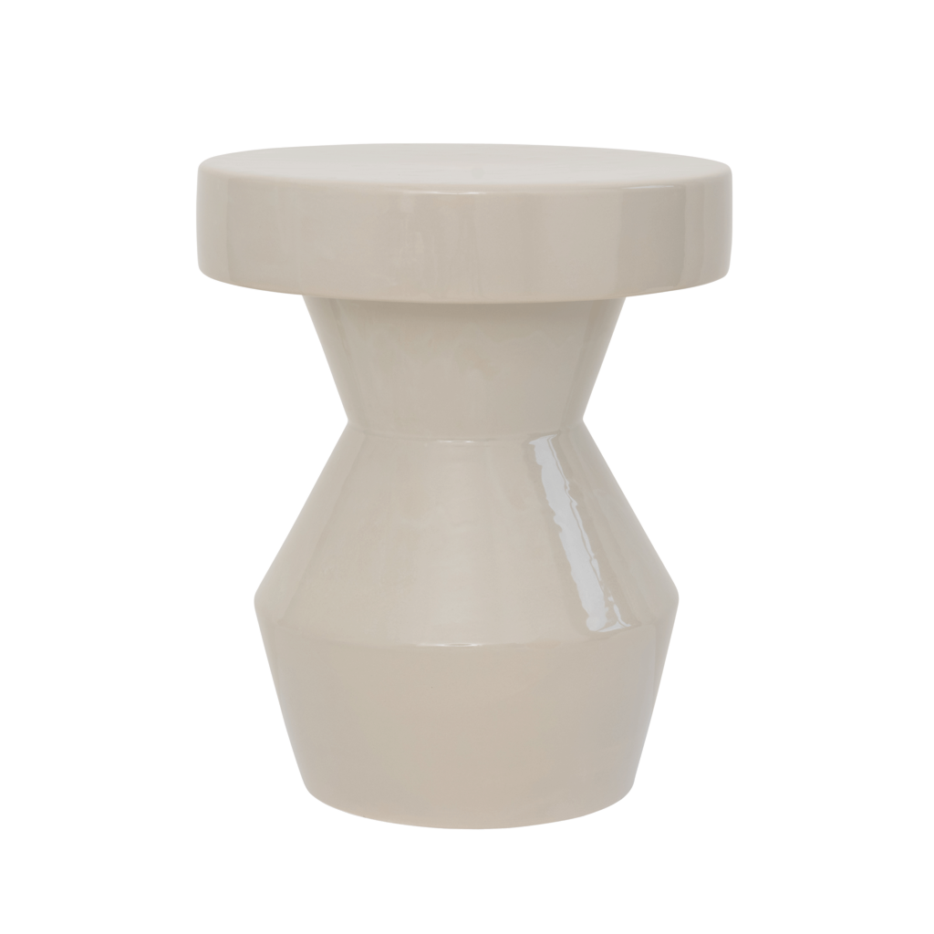 Sculptural - side table in ceramica