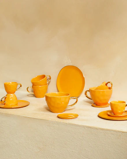 Good Morning - tazza da espresso caramello, diam. 6 cm