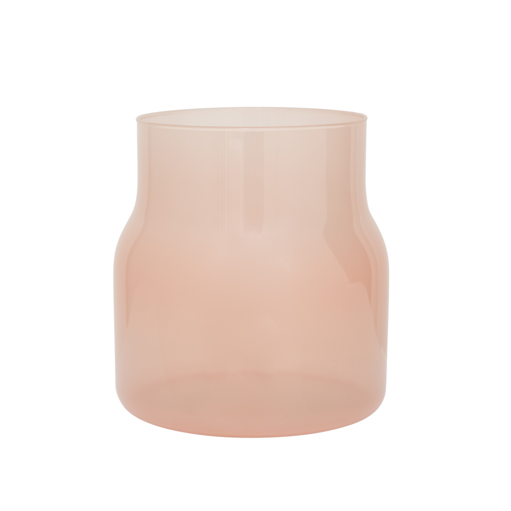 Bodii - Vaso in vetro riciclato rosa