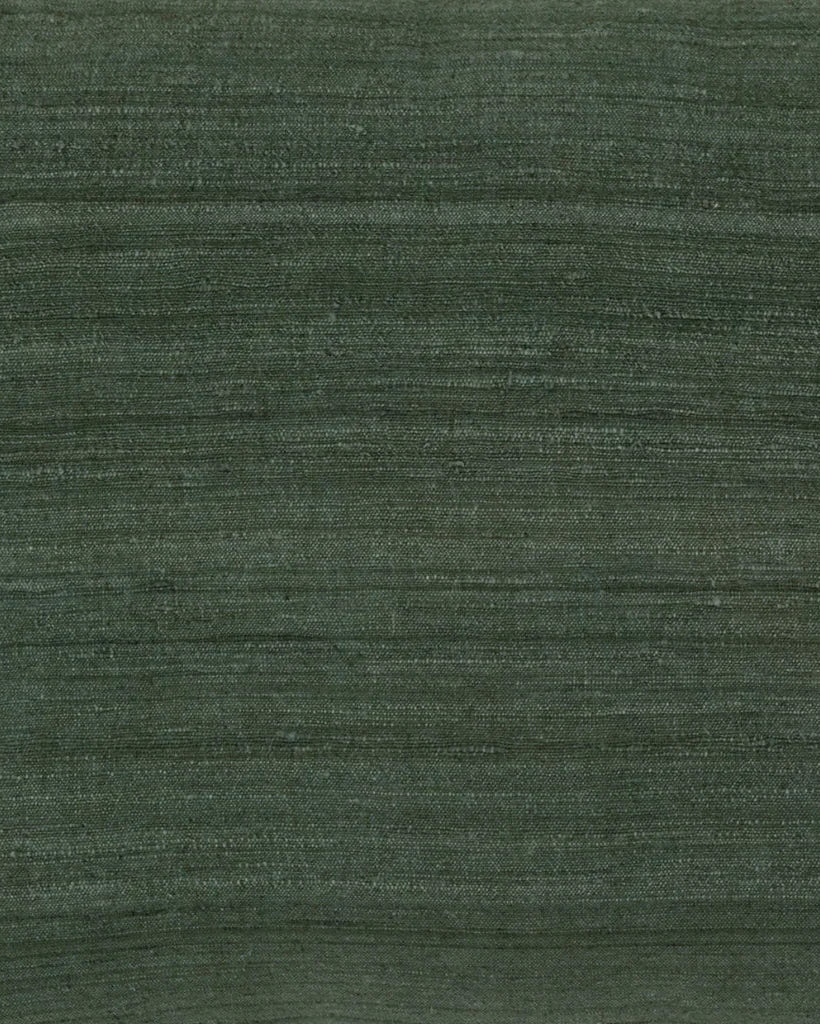 Scarabeo - cuscino in cotone e seta verde