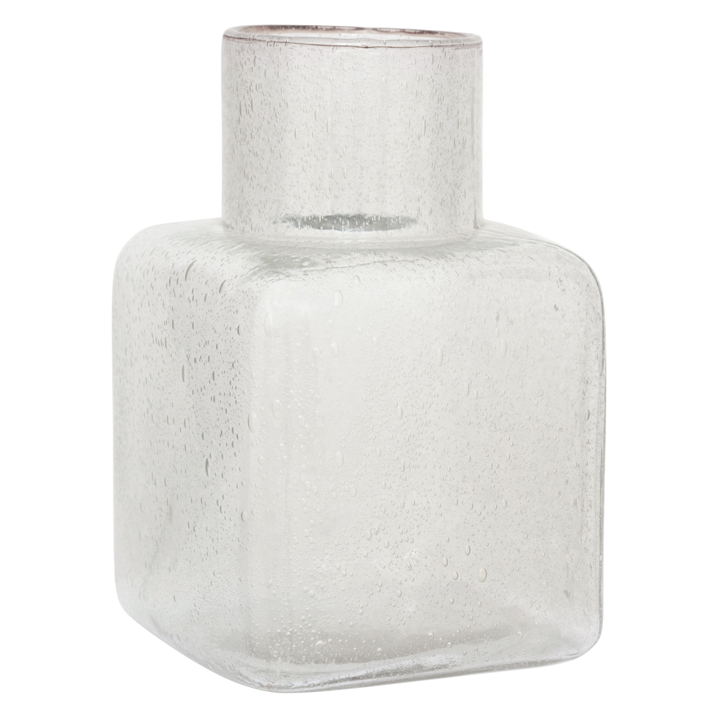 Elia - vaso in vetro riciclato trasparente