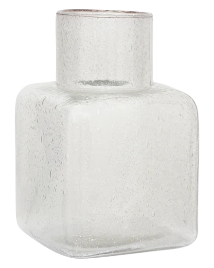 Elia - vaso in vetro riciclato trasparente