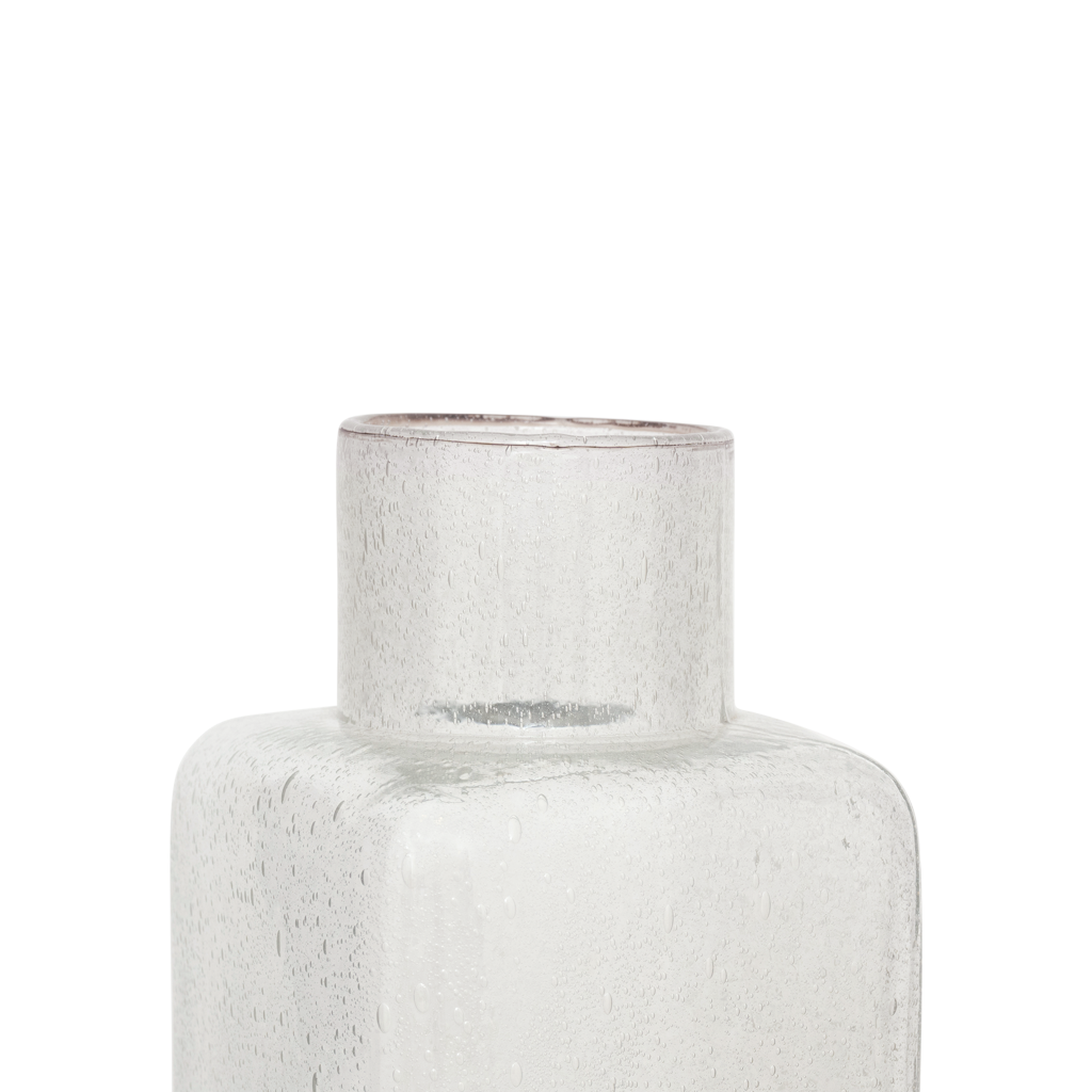 Elia - vaso in vetro riciclato trasparente