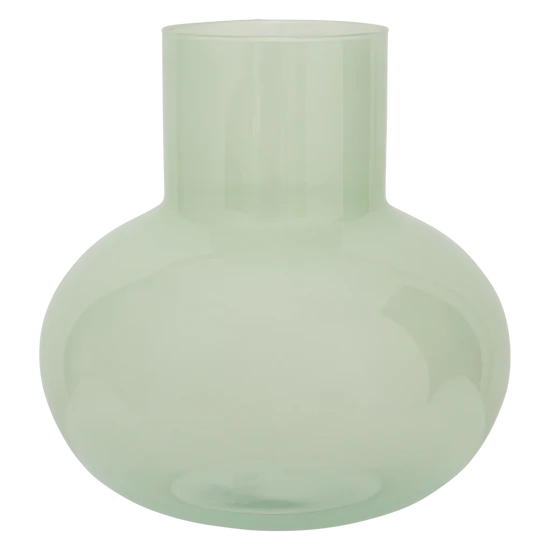 Collo - vaso in vetro riciclato verde chiaro
