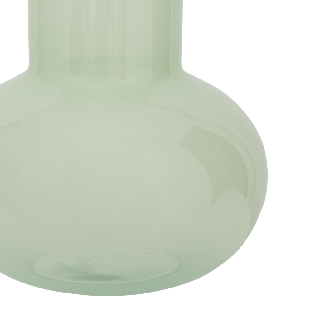 Collo - vaso in vetro riciclato verde chiaro