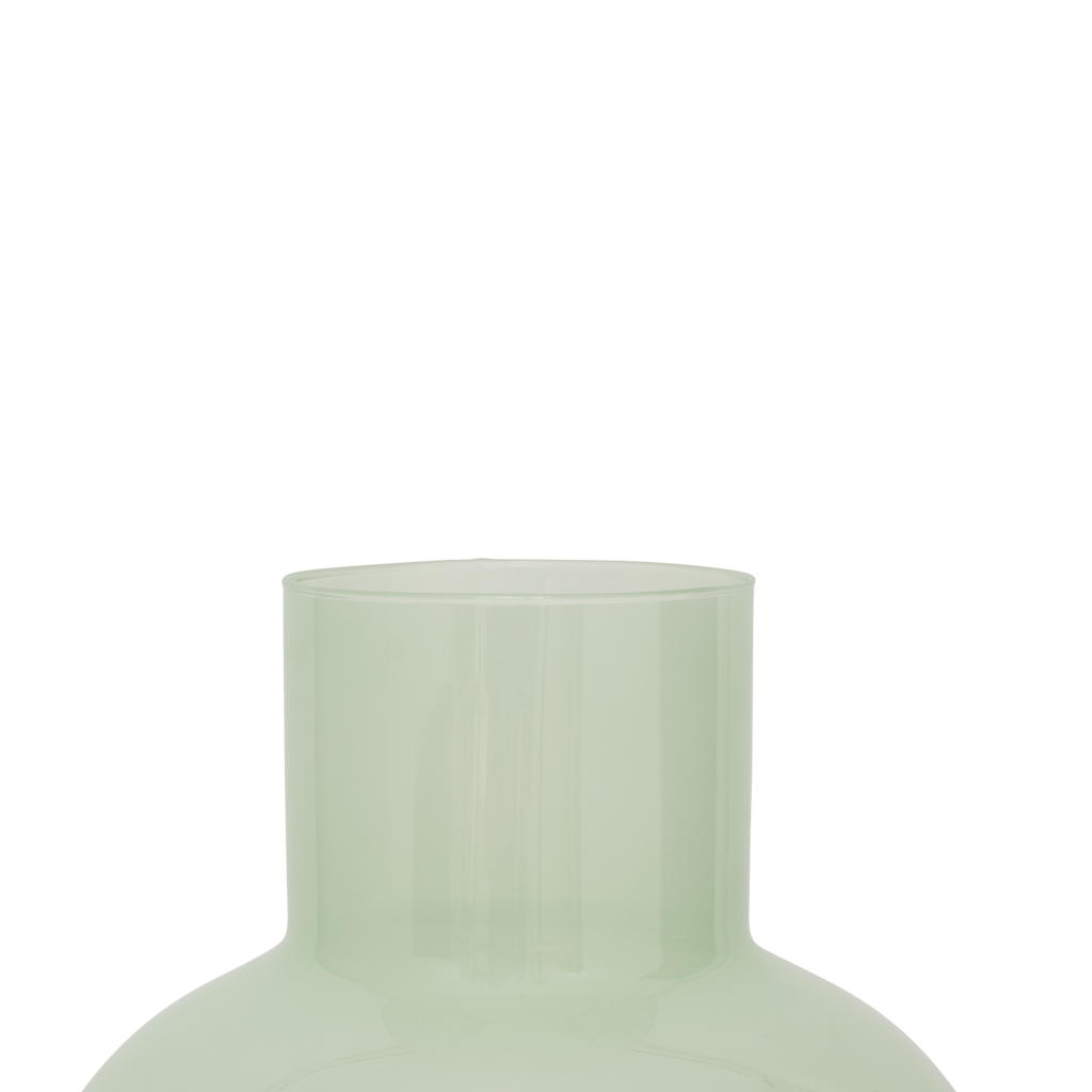 Collo - vaso in vetro riciclato verde chiaro