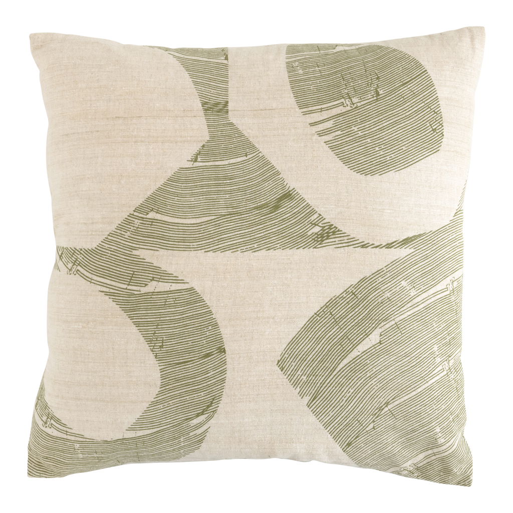 Aeolus  - cuscino fantasia moderna bianco/beige