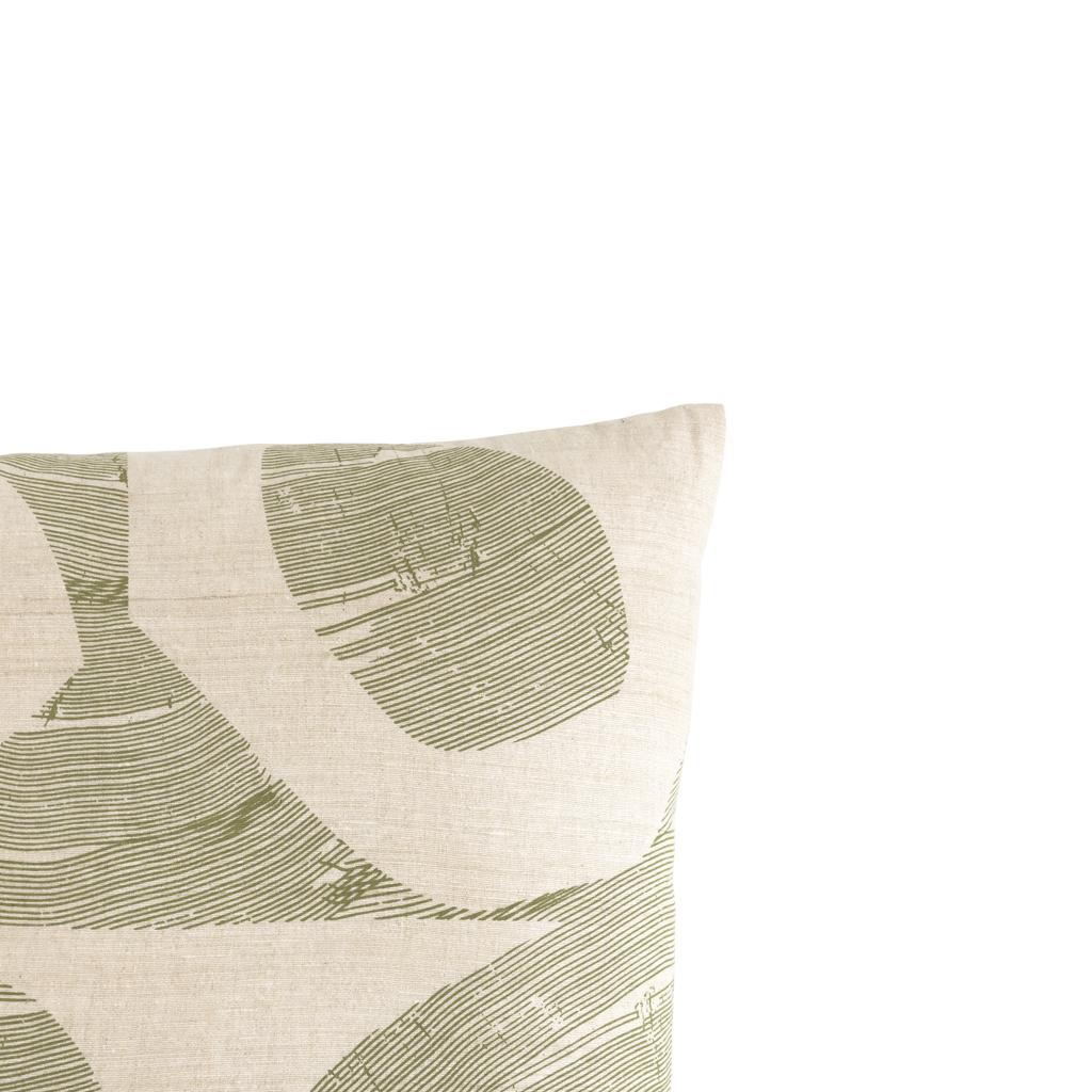 Aeolus  - cuscino fantasia moderna bianco/beige