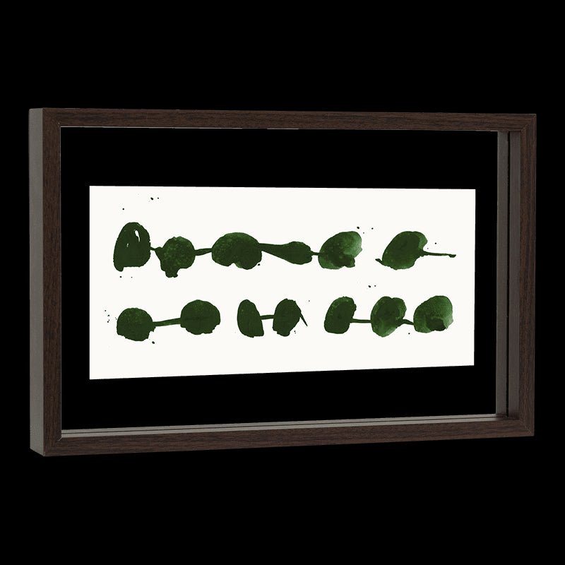 Nori M - Cornice floating per foto, finitura noce