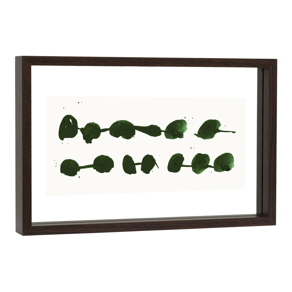 Nori M - Cornice floating per foto, finitura noce