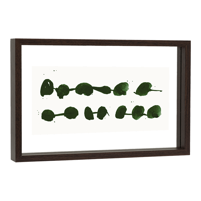 Nori M - Cornice floating per foto, finitura noce