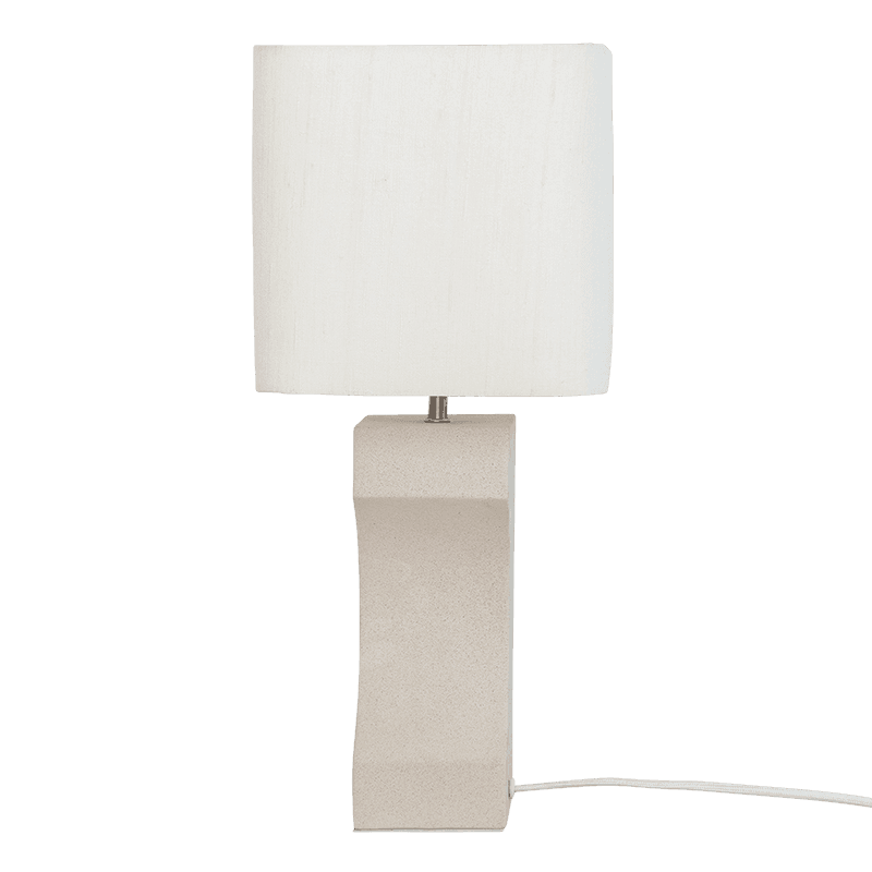 Fiocco - Lampada da tavolo con base in ceramica