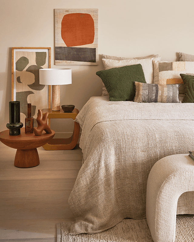 Marmo - Lampada da tavolo in travertino