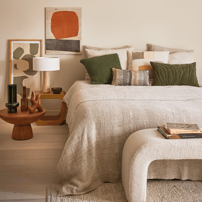 Marmo - Lampada da tavolo in travertino