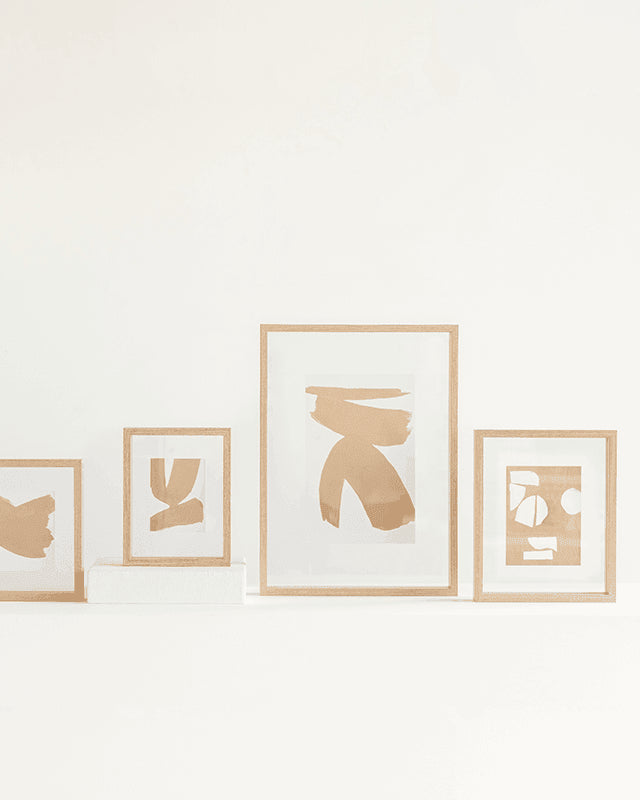 Blonde M - Cornice floating per foto tinta naturale