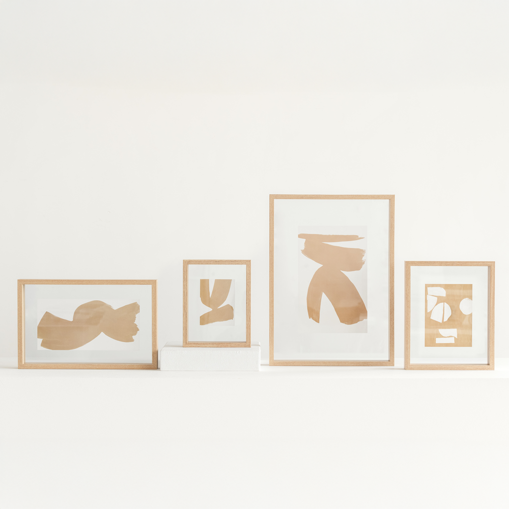 Blonde M - Cornice floating per foto tinta naturale