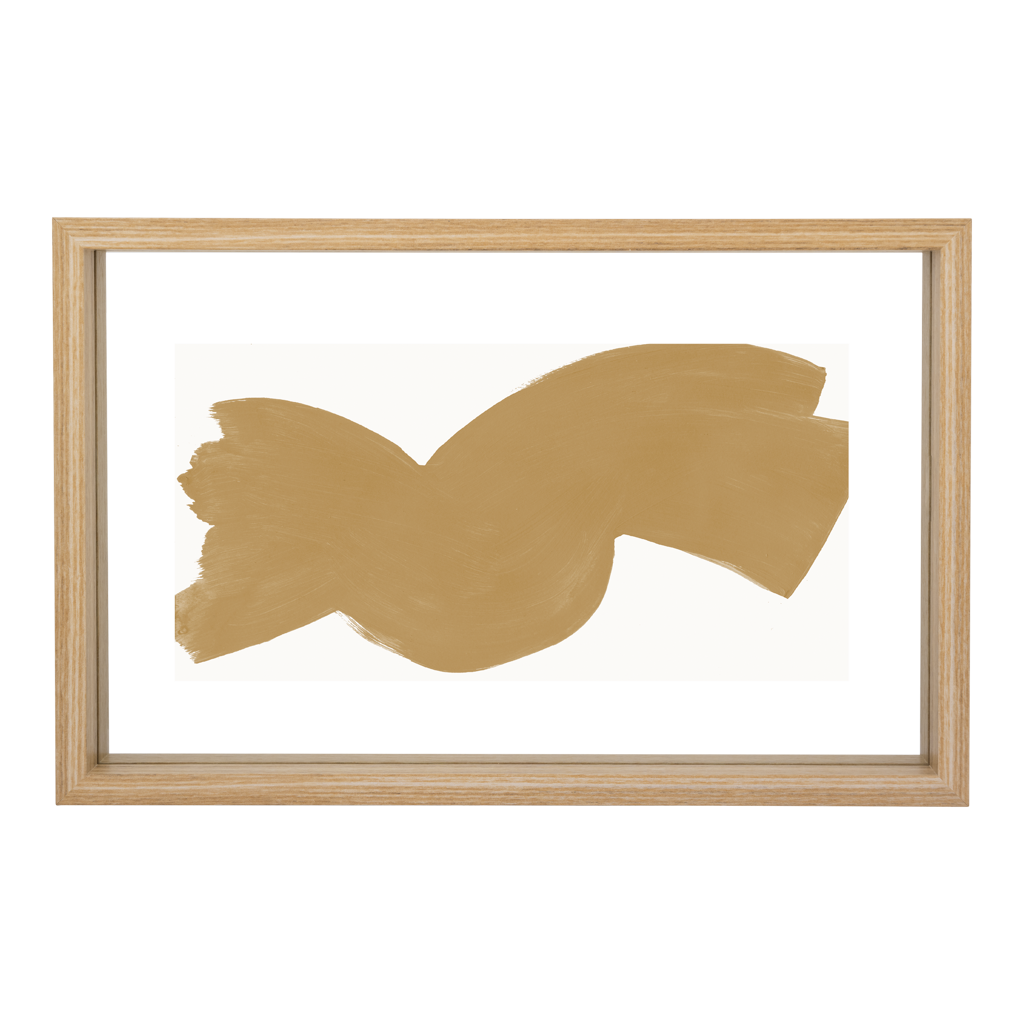 Blonde - Cornice floating per foto, tinta naturale