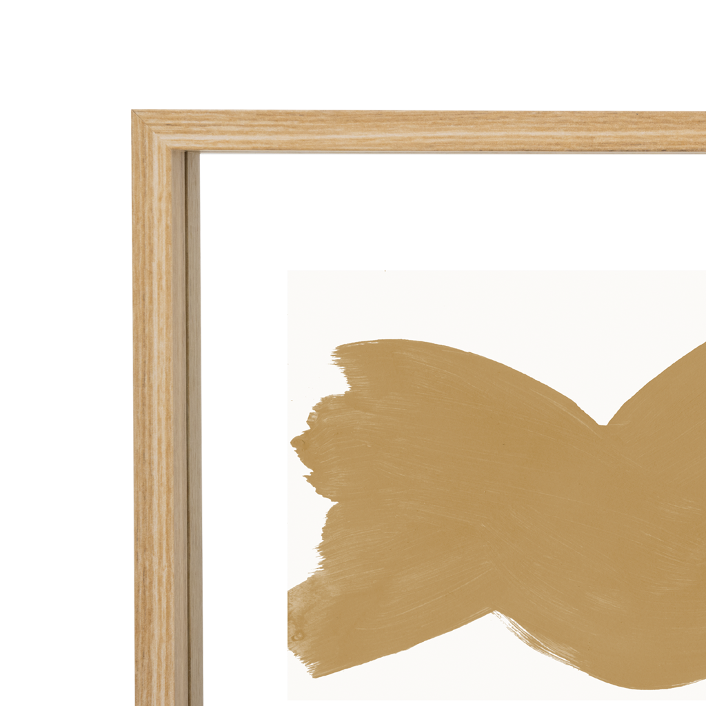 Blonde - Cornice floating per foto, tinta naturale