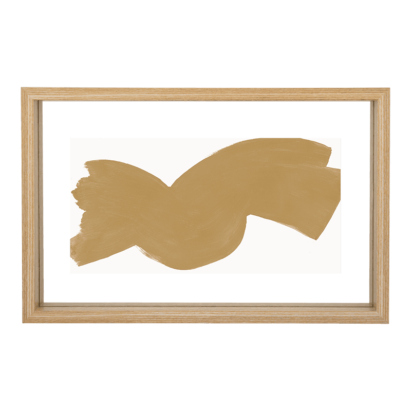 Blonde - Cornice floating per foto, tinta naturale