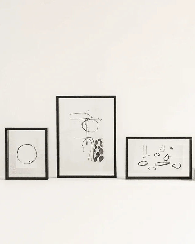 Gil M - Cornice per foto floating, Nero