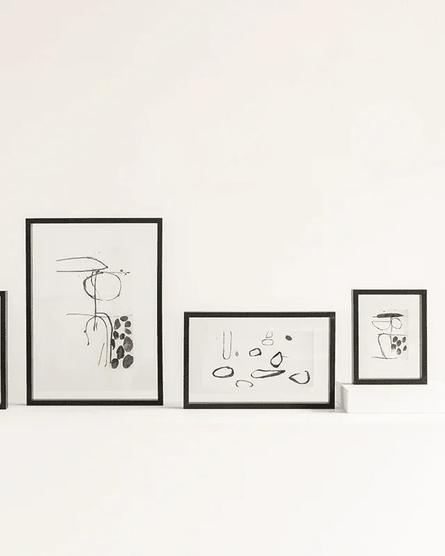 Gil L - Cornice per foto floating, Nero