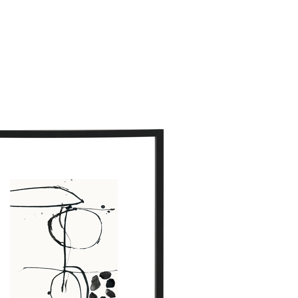 Gil L - Cornice per foto floating, Nero