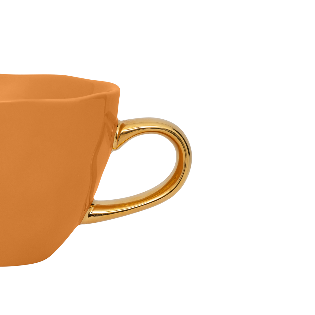 Good Morning - Set 4 tazze da tè caramello, Ø11 cm