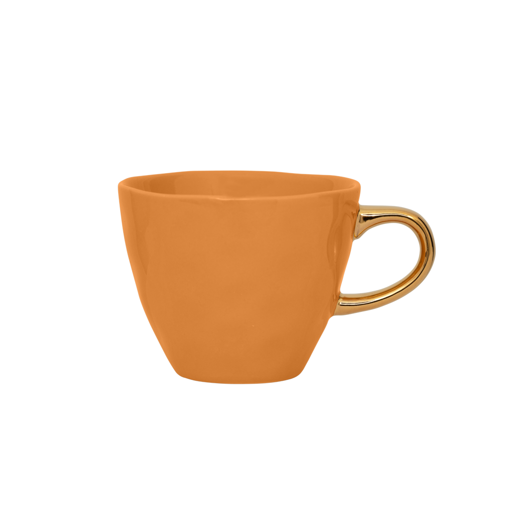 Good Morning - Set 4 tazze da caffè caramello, Ø8 cm