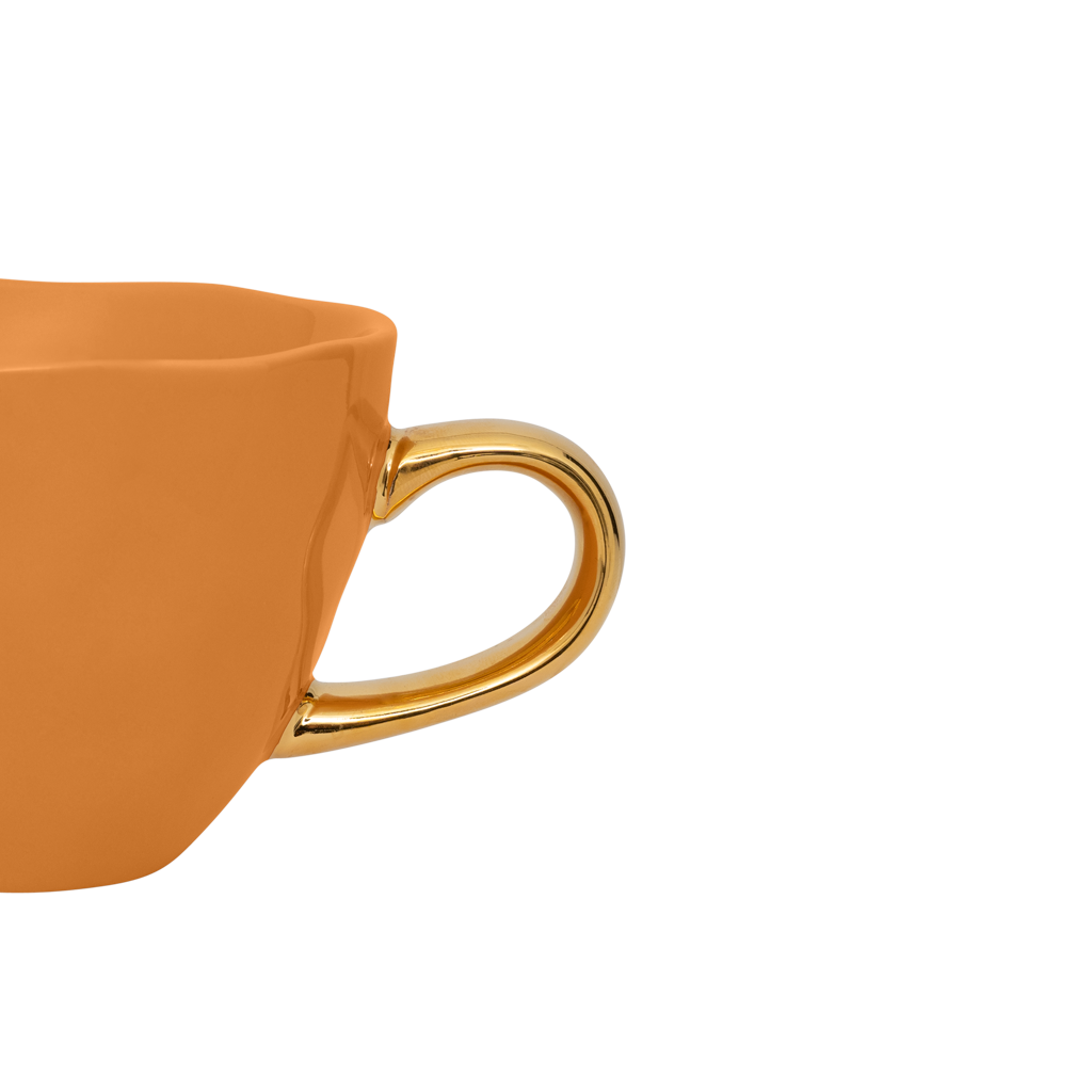 Good Morning - Set 4 tazze da caffè caramello, Ø8 cm