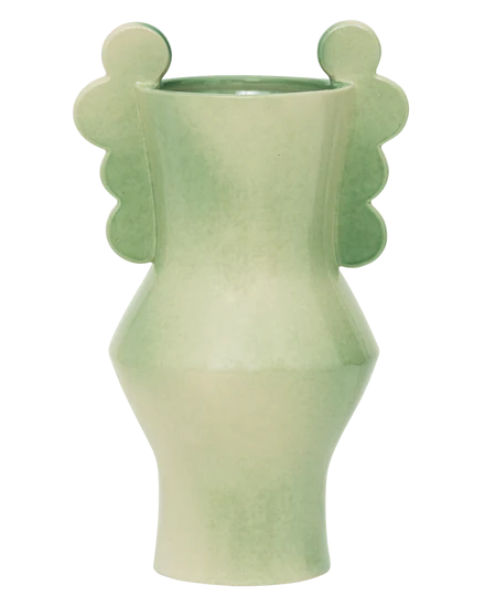 Circolo - vaso in ceramica verde pastello