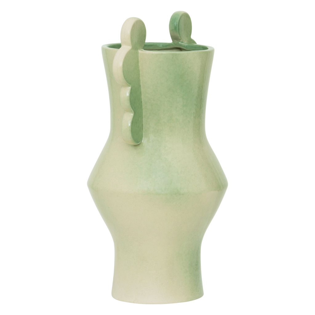 Circolo - vaso in ceramica verde pastello