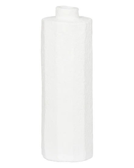 Faceta - vaso bianco in materiali riciclabili