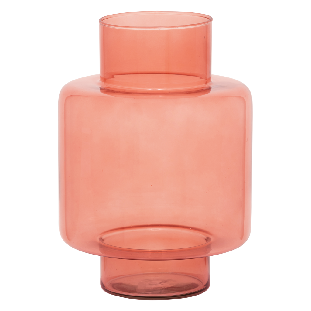 Vidro B1 - vaso in vetro riciclato rosa