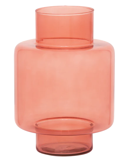 Vidro B1 - vaso in vetro riciclato rosa