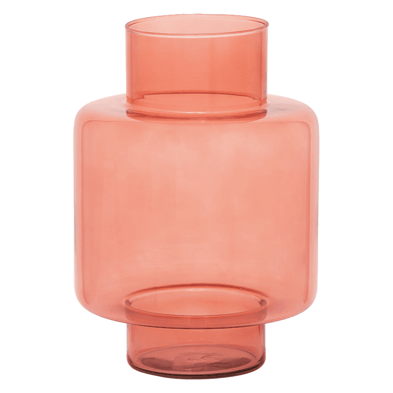 Vidro B1 - vaso in vetro riciclato rosa