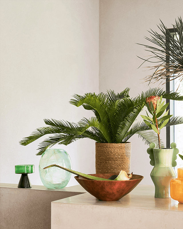 Nostra - Vaso in vetro verde