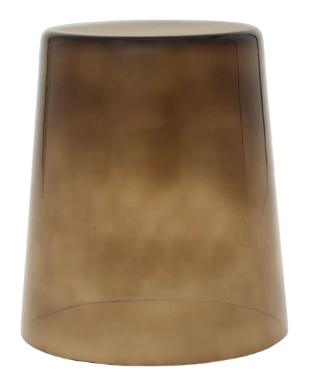 Kai - Tavolino in vetro marrone