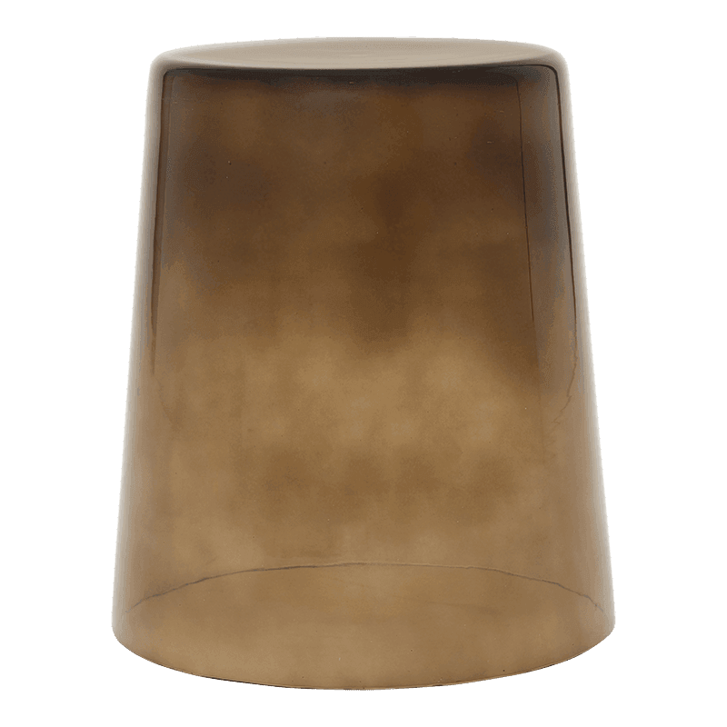 Kai - Tavolino in vetro marrone