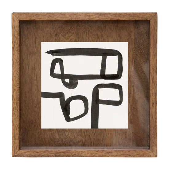 Caja - Cornice quadrata per foto in legno