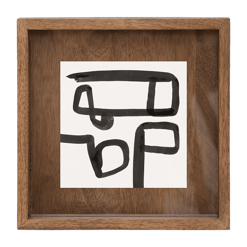 Caja - Cornice quadrata per foto in legno