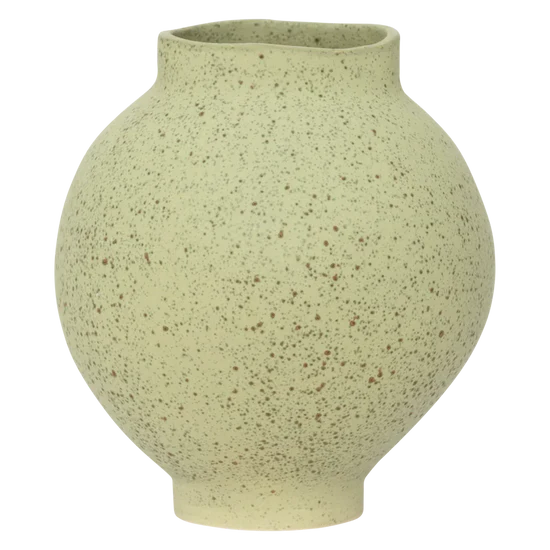 Baia - vaso in ceramica verde chiaro
