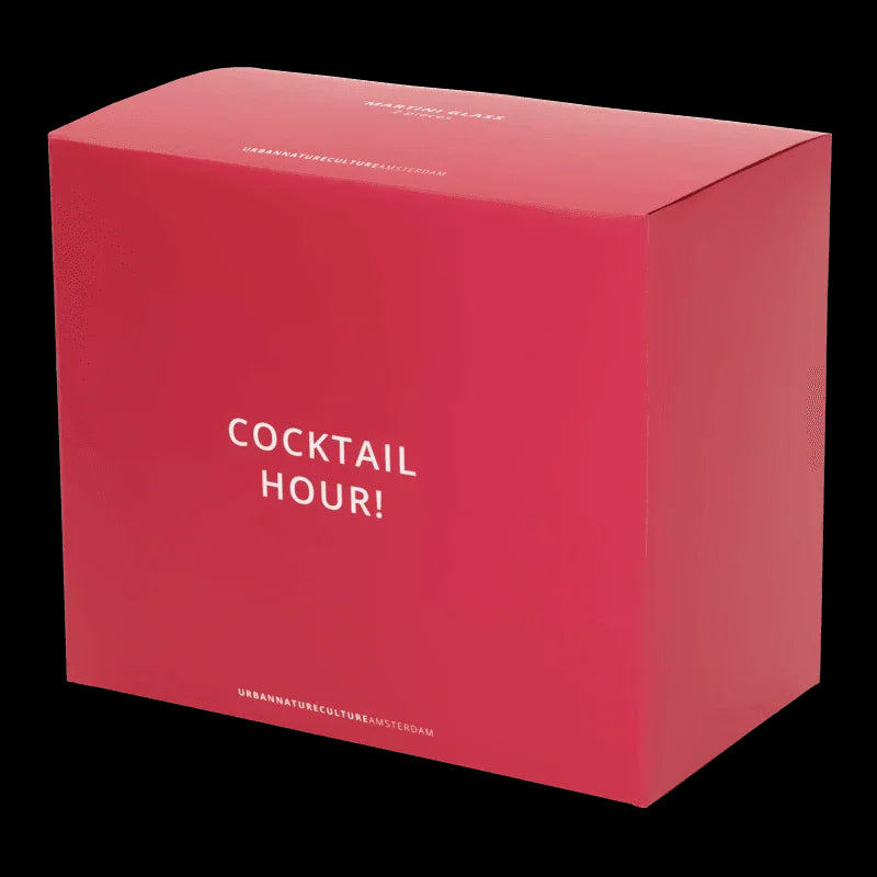 Party - Set 2 Bicchieri da cocktail Martini, confezione regalo