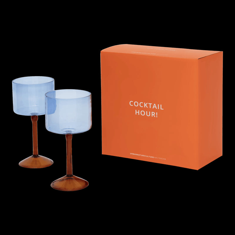 Party - Set 2 Bicchieri da cocktail per gin-tonic, confezione regalo