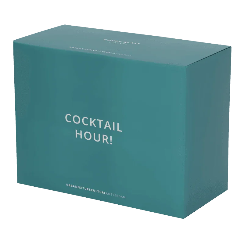 Party - Set 2 Bicchieri da cocktail a forma di coppa, confezione regalo