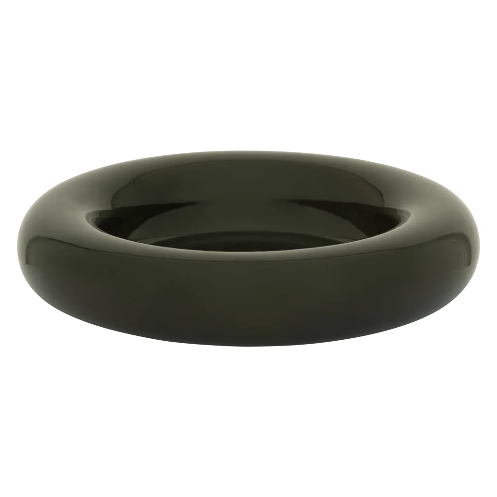 Lou - Centrotavola in ceramica, verde kalamata